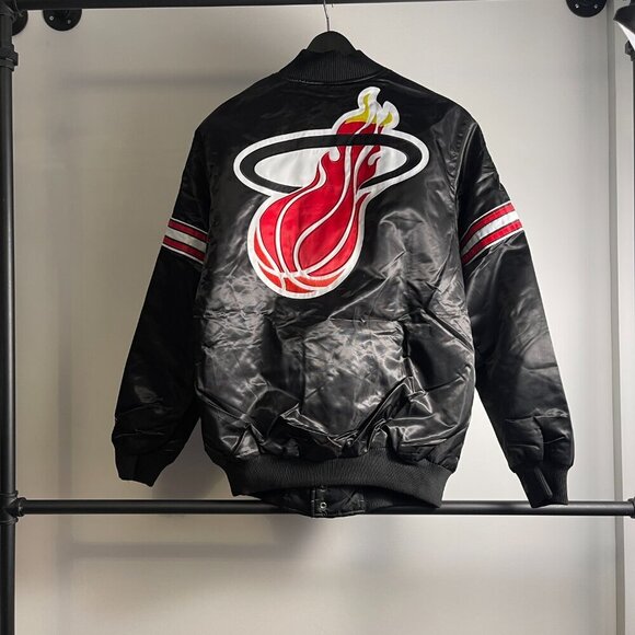 Starter Miami Heat satin jacket size M or L or 2XL - Picture 2 of 8